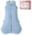 momcozy Baby Sleeping Bag 0-6 Months, 1.5 TOG Sleep Sack with Snap-Fit Adjustable Design, Two-Way Zip, Soft Bamboo Fabric, Blue, S