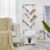 ruboka Tree Bookshelf with Side Table, Tall Bookcase with Storage Cabinet, Floor Standing Modern Narrow Bookshelves Organizer for Bedroom/Living Room/Home Office/Corner (White, 10 Tier)