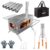 unho Hot Tent Stainless Steel Outdoor Portable Wood Burning Stove ( Heating / Cooking / Camping ) w/codeLUVODI Store(UK Despatch)